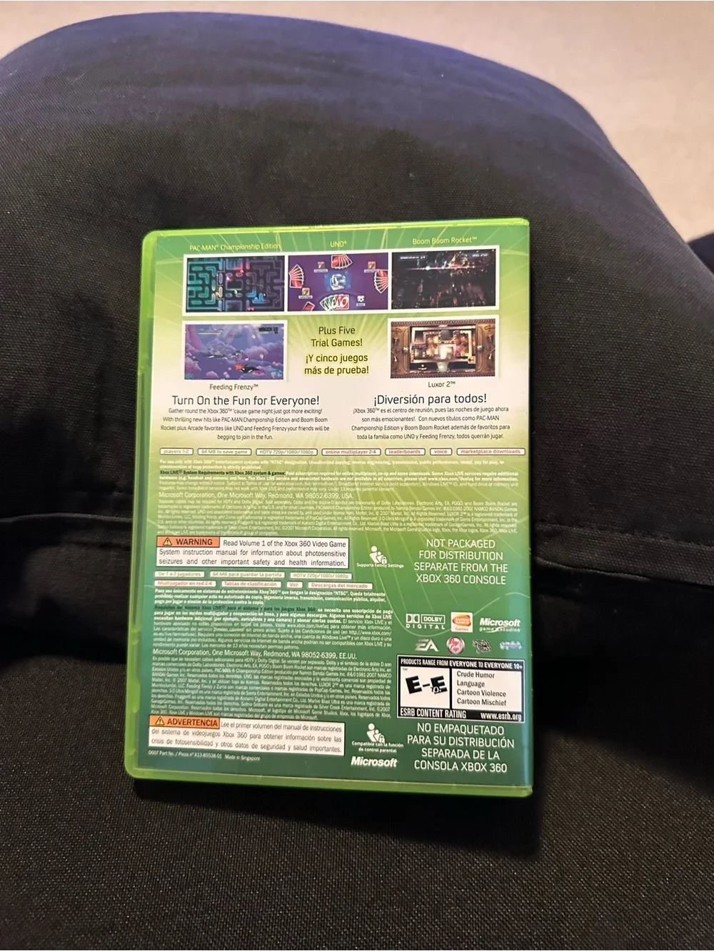 Microsoft Xbox 360 Arcade Compilation - Green Cover